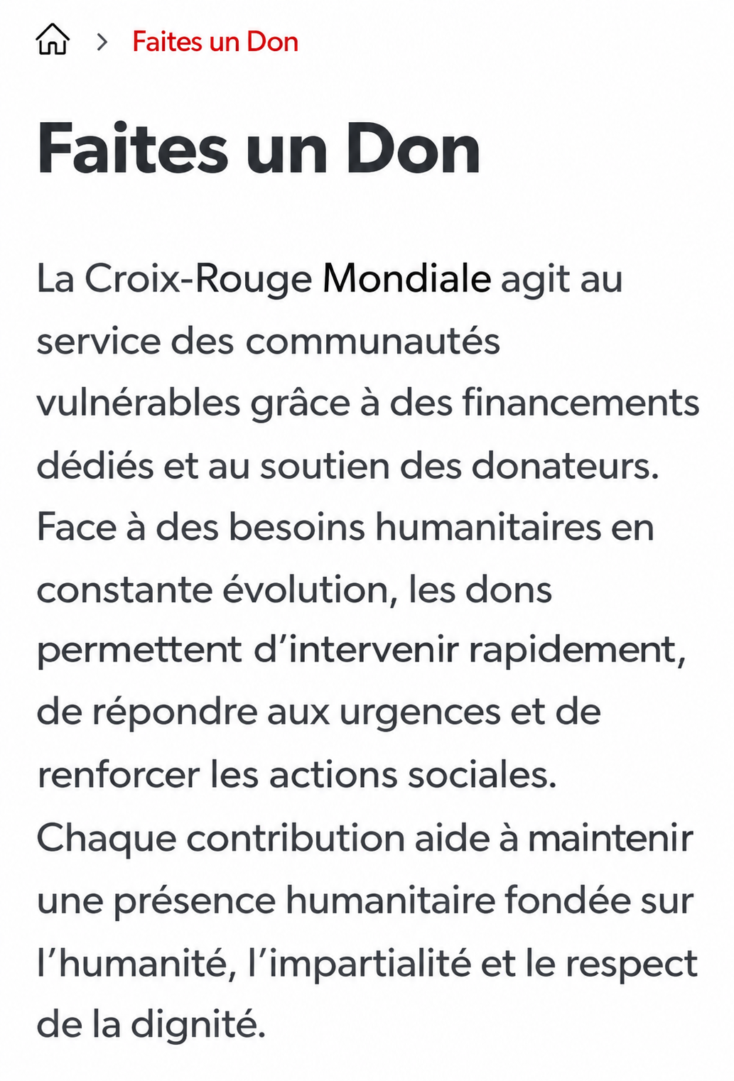 Faites un Don — Houindo Dounon